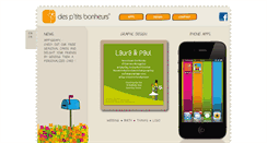 Desktop Screenshot of desptitsbonheurs.com