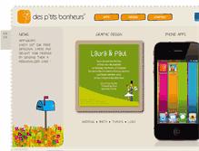 Tablet Screenshot of desptitsbonheurs.com